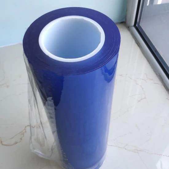 Flexibles, blaues PVC-Verpackungsmaterial von Top Leader