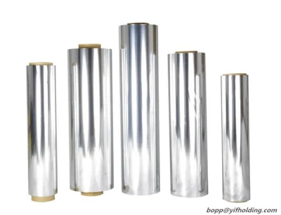 Metallisierte Polypropylenfolie, Wärmedämmmaterial und flexible Verpackung, 9–40 Mikrometer