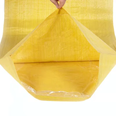 Farbige PP-Gewebebeutel für Mehl mit Innenlinie